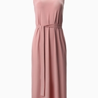 Сорочка женская (миди) MINAKU: Home collection цвет тёмно-бежевый, размер 44