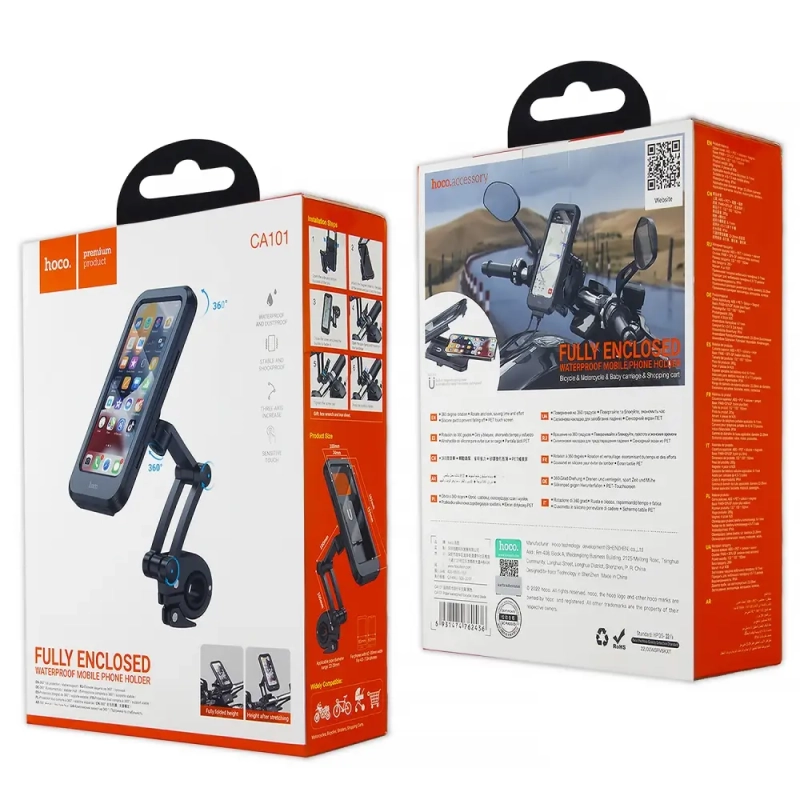 Держатель CA101 на велосипед влагозащищенный HOCO