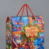 Коробка подарочная складная "Зимняя сказка" 23 х 10 х 22 см