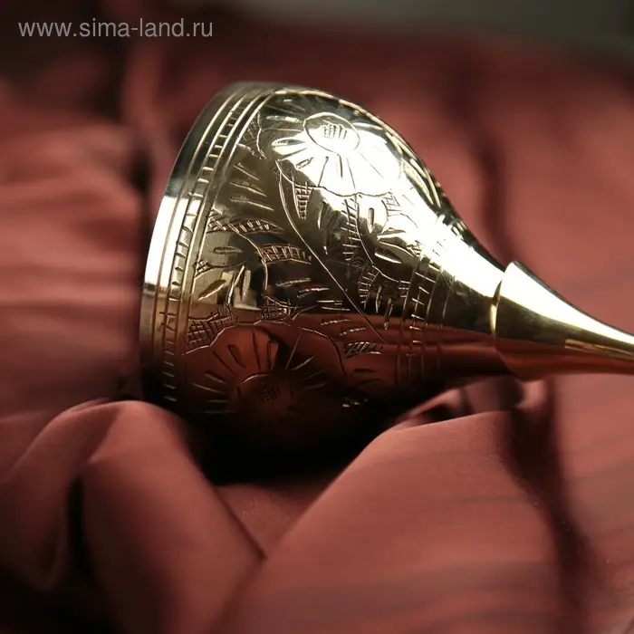 Бокал для вина, 20&times;9&times;9 +/- 1 см, латунь
