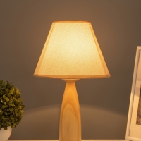 Лампа настольная BayerLux ЭКО "Тон" 1х40Вт Е27 коричневый 24х24х41,5см