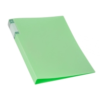Папка с пружинным скоросшивателем А4, 700 мкм, 27 мм, Calligrata TOP Pastel, внутренний и торцевой карман, до 180 листов, фисташковый