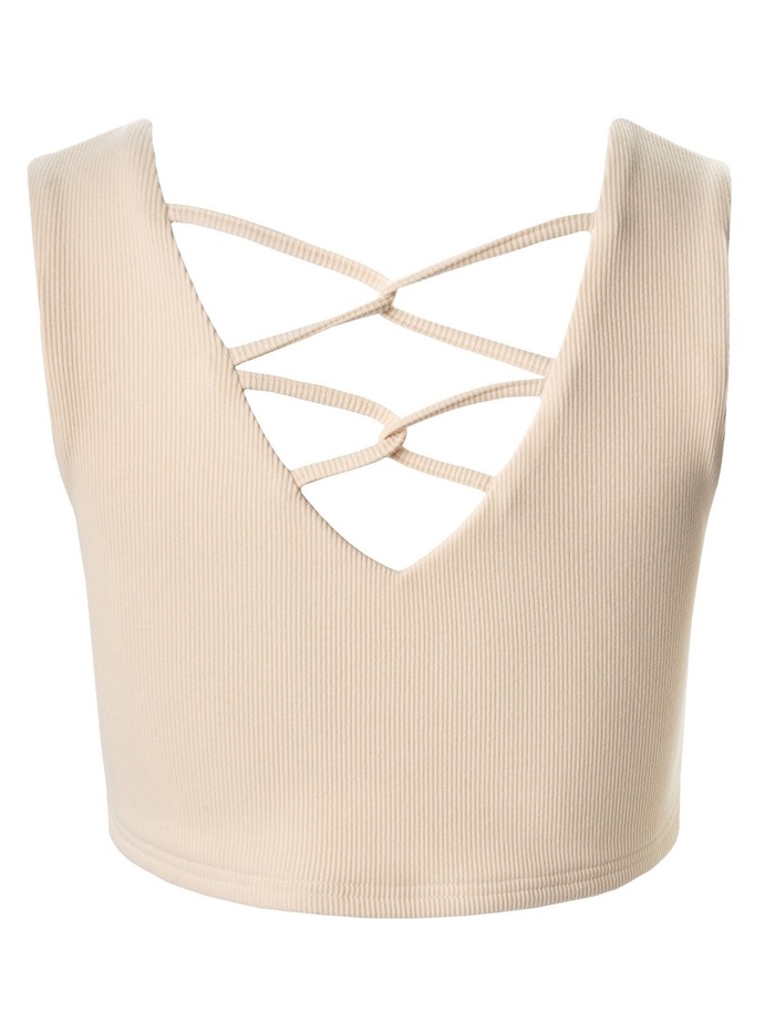 Топ женский MINAKU: Casual Collection цвет ваниль, размер 40