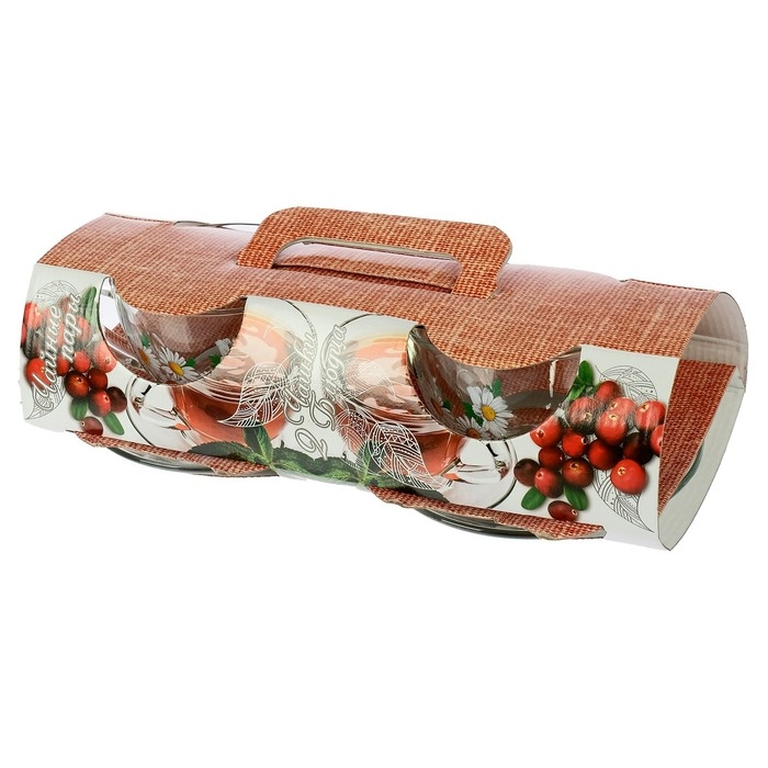 Набор чайный &laquo;Ромашковое поле&raquo;, 200 мл, в чемоданчике