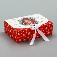Складная коробка подарочная &laquo;Уютное рождество&raquo;, 16 &times; 11,5 &times; 5 см