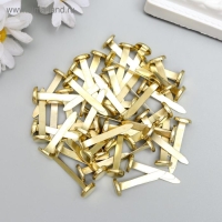 Брадсы для творчества металл "Золотые" набор 50 шт 2,5 см Брадсы для творчества металл "Золотые" набор 50 шт 2,5 см