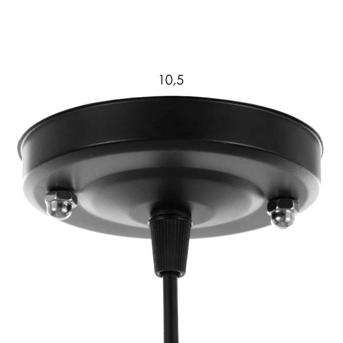 Люстра 1167/1BK Е27 40Вт черный 16х16х10 см BayerLux