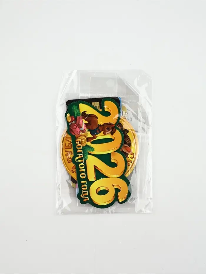 Магнит на холодильник &laquo;Новогодний&raquo;, микс 5 шт.