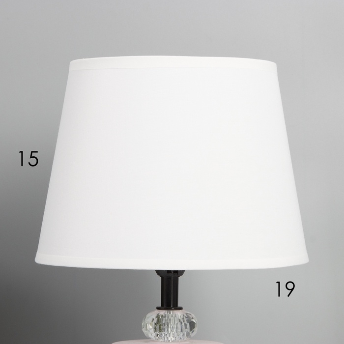 Лампа настольная "Медитация" 1х40Вт Е14 розовый 20х20х35см