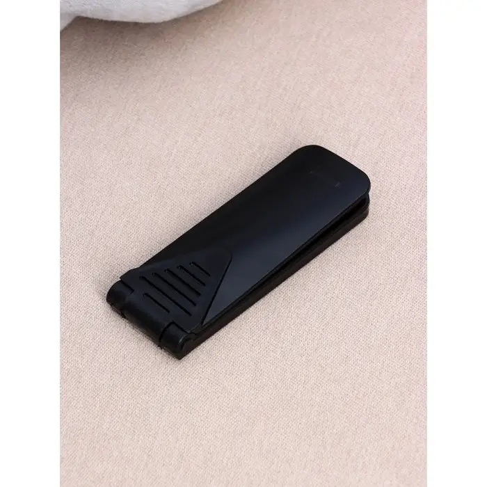 Щётка для одежды складная, 0.6&times;3.5&times;9.5 см, чёрная