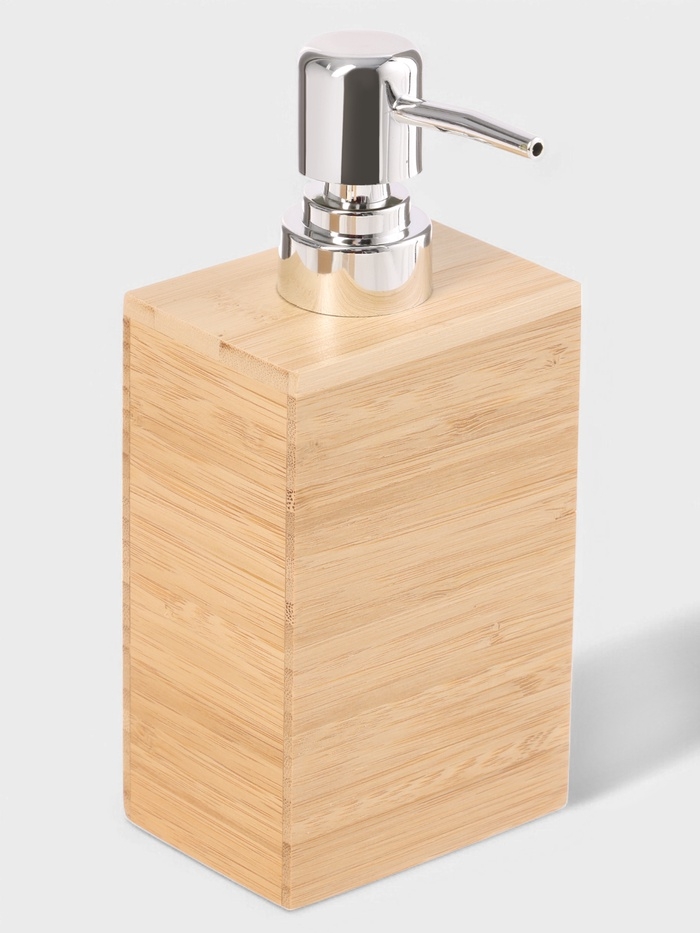 Набор аксессуаров для ванной BAMBOO, бамбук (дозатор. стакан, мыльница)