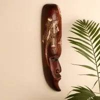 Интерьерный сувенир маска "Ящерица" 50х12х5 см