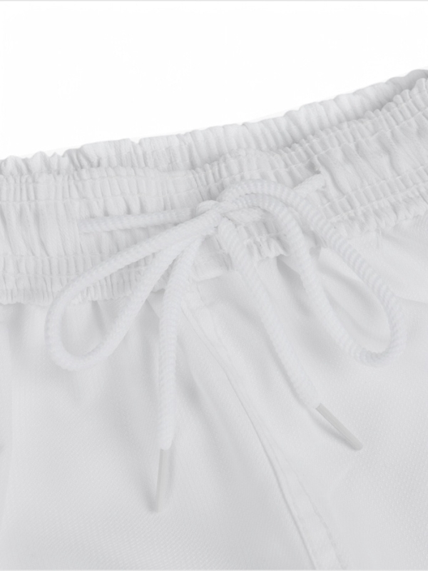 Добок (кимоно) для Тхэквондо, белый, черно-красный ворот, детский, размер 120