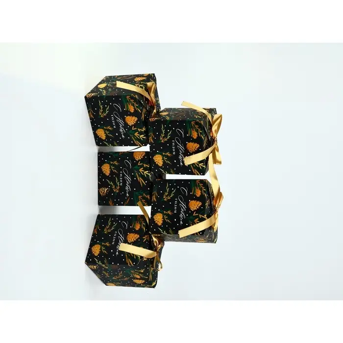 Набор подарочных коробок, 5 шт &laquo;Зимняя сказка&raquo;, 12 х 12 х 12 см