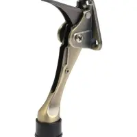 Фиксатор дверной LOCKLAND &ldquo;козья ножка&rdquo;, с автоподъемом, цвет бронза