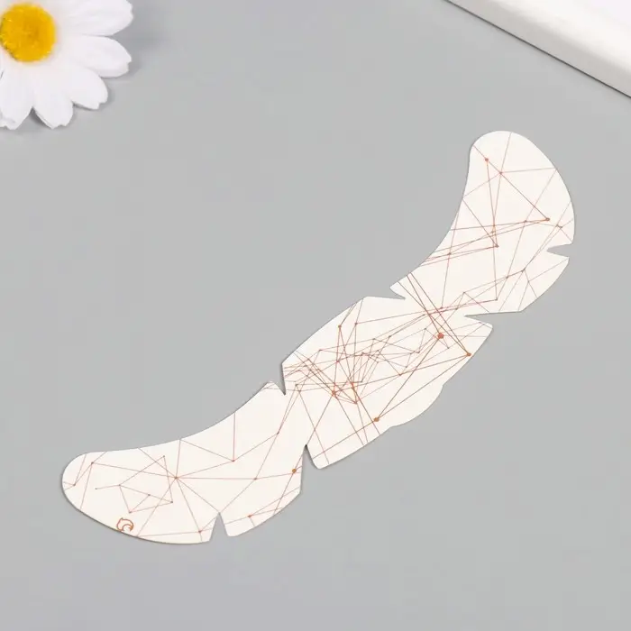 Переводная тату на тело цветная &laquo;Веснушки. Полигональные линии с точками&raquo;, 16&times;5 см