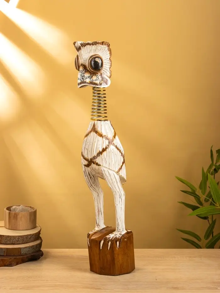 Сувенир &laquo;Попугай&raquo;, 12&times;12&times;65 см, дерево