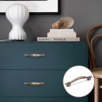 Ручка-скоба CAPPIO RSC018, цинк, м/о 96 мм, цвет медь, 4 шт.