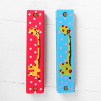 Губная гармошка «Жирафики», цвета МИКС Губная гармошка «Жирафики», цвета МИКС