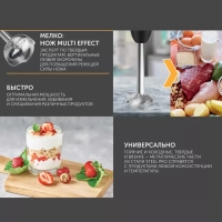 Погружной мощный блендер с насадками 700 Вт, SC-HB42F72