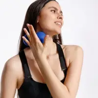 Массажный мяч двойной для MФР Relaxify, синий