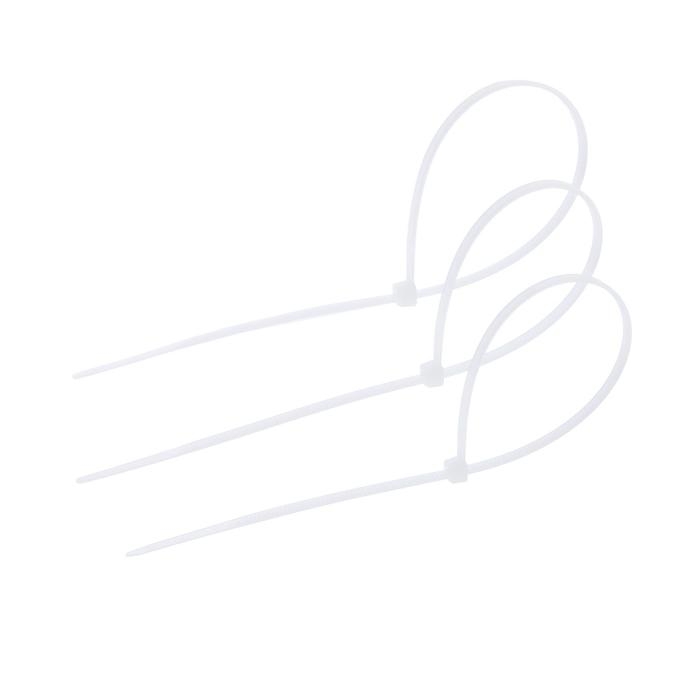 Хомут Нейлоновый 2,5х200, белый , набор 100 шт