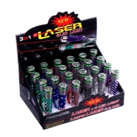 Лазер на карабине с фонариком, цвета МИКС