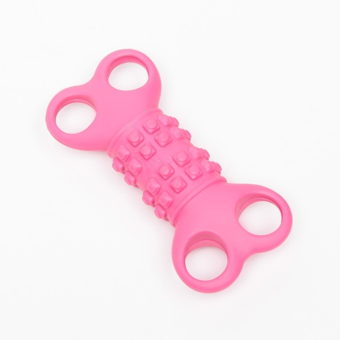 Игрушка жевательная "Лучше всех!", TPR, 12 см, розовая