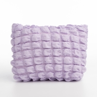 Косметичка на молнии, цвет сиреневый