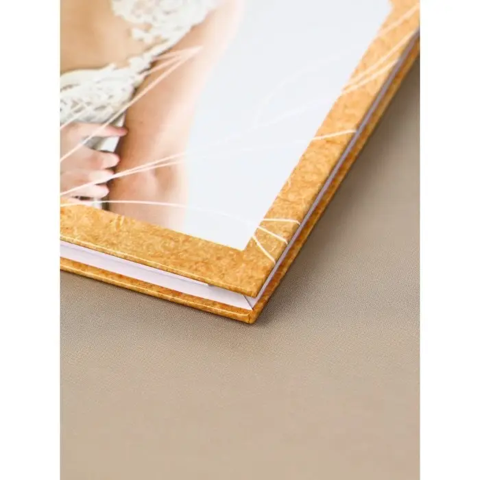 Книга свадебных пожеланий "Семья", коллаж, крафт, на пружине ВБ, 21.1 х 21 см