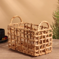 Корзина плетеная 25x15x20 см, водный гиацинт