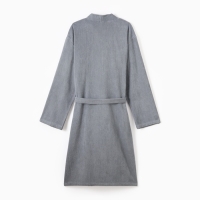 Халат мужской Экономь и Я, цв. серый, р-р 52-54, 100% хл, 340 г/м2