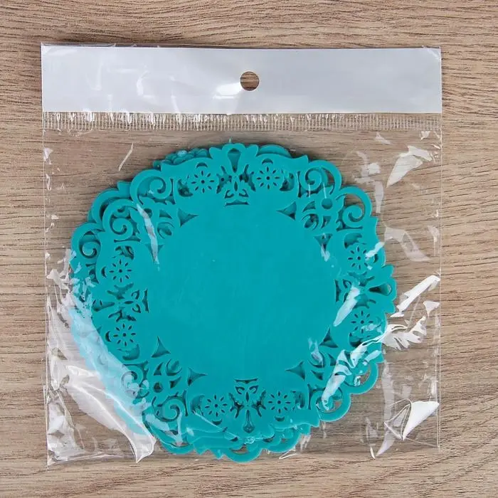 Набор подставок под горячее &laquo;Чаепитие&raquo;, 4 шт, 10 см, цвет МИКС