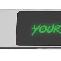 Флешка markBright с зеленой подсветкой, 16 Гб