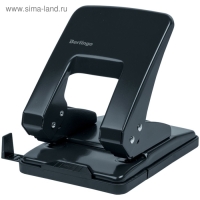 Дырокол металлический 40 листов, Berlingo, с линейкой, чёрный Дырокол металлический 40 листов, Berlingo, с линейкой, чёрный