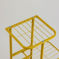 Подставка для цветов Greengo, 7 полок, 43 &times; 22 &times; 126 см, напольная, металл, цвет золотой