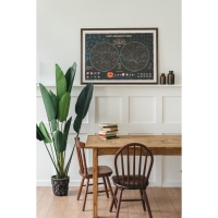 Звездное небо. Планеты, 101 х 69 см, ламинированная, в тубусе Звездное небо. Планеты, 101 х 69 см, ламинированная, в тубусе