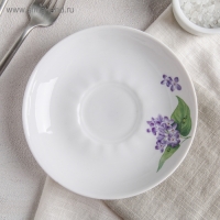 Блюдце фарфоровое &laquo;Сирень&raquo;, d=15 см