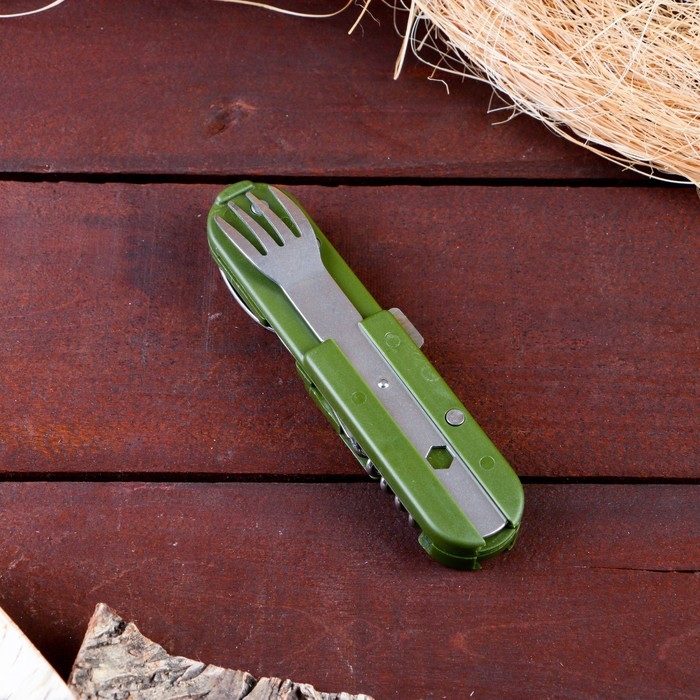 Набор туриста Набор туриста "Лесник" 5в1 в чехле: штопор, открывалка, нож, ложка, вилка