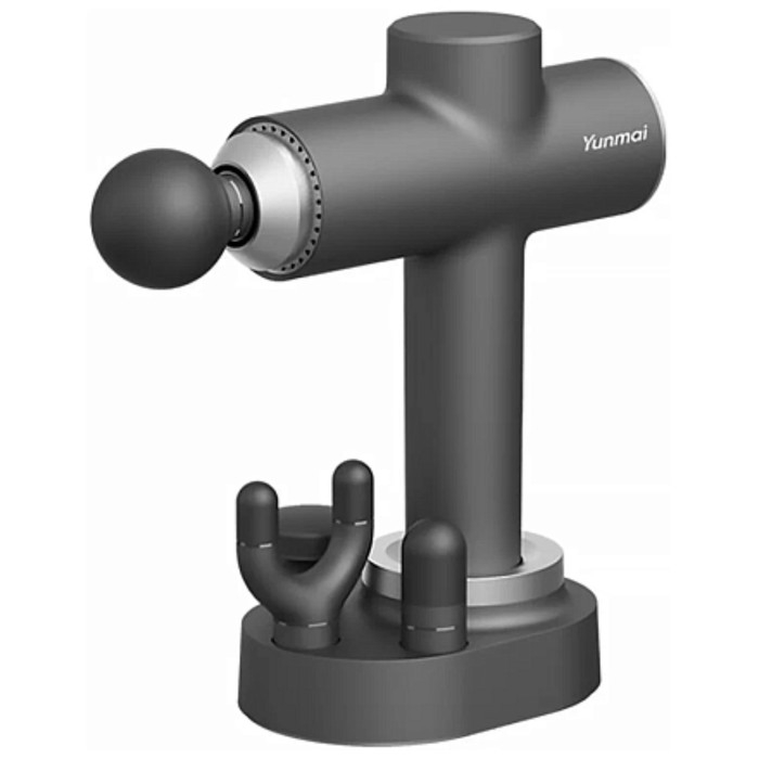 Массажер для тела Yunmai YMFG-B453, перкуссионный, 45 Вт, 5 скоростей, 4 насадки, АКБ, серый 1043107 Массажер для тела Yunmai YMFG-B453, перкуссионный, 45 Вт, 5 скоростей, 4 насадки, АКБ, серый 1043107