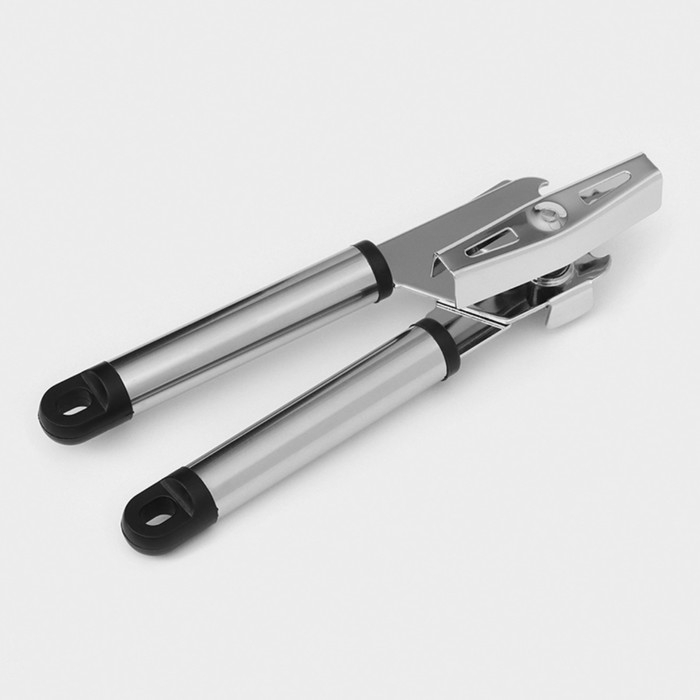 Нож консервный Доляна &laquo;Помощник&raquo;, 20 см, цвет чёрный