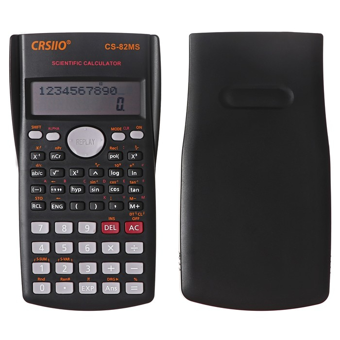 Калькулятор инженерный с крышкой чехлом 10 - разрядный KK - 82MS, двухстрочный Калькулятор инженерный с крышкой чехлом 10 - разрядный KK - 82MS, двухстрочный