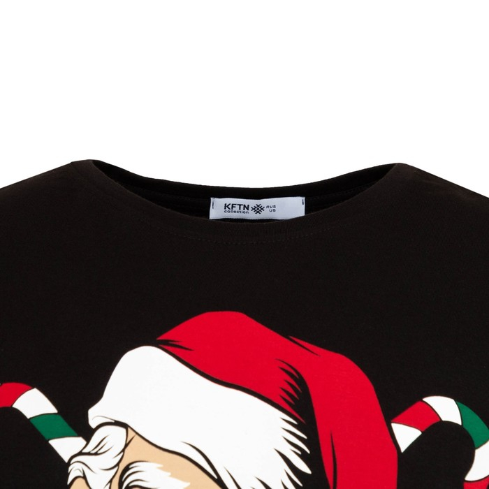 Пижама мужские KAFTAN Пижама мужские KAFTAN "Дед Мороз", цвет красный/чёрный, размер 56