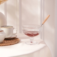 Креманка стеклянная SL Home &laquo;Ларго&raquo;, 300 мл, 12&times;10 см, цвет прозрачный