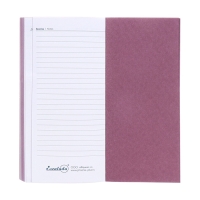 Еженедельник датированный 2025 года, 80х165 мм, 64 листа ESCALADA, мягкая обложка из искусственной кожи, блинтовое тиснение, блок 70 г/м&sup2;, сиреневый