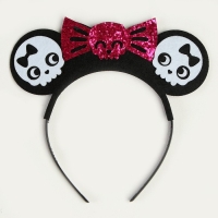 Карнавальный набор &laquo;Радужный скелетик&raquo;, платье и ободок, р. S