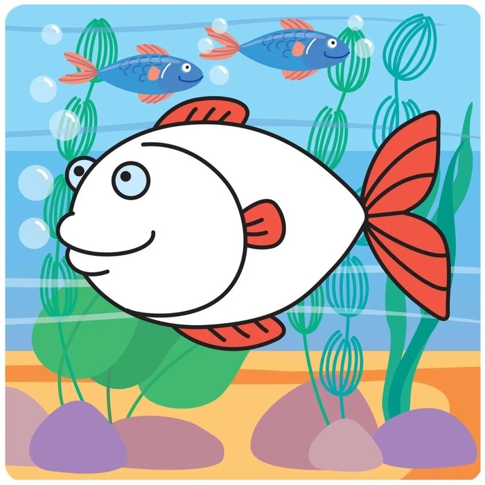 Рисуем пальчиками &laquo;На пруду&raquo;. Романова М.