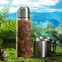 Набор &laquo;Охота - занятие храбрых&raquo;, термос 500 мл, кружка 2 шт