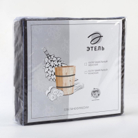 Халат вафельный мужской удлиненный Этель "Boho" размер 54-56, цвет светло-серый, 100% хлопок, 290 г/м2 Халат вафельный мужской удлиненный Этель "Boho" размер 54-56, цвет светло-серый, 100% хлопок, 290 г/м2