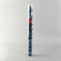 Набор украшений пластик 11 шт "Мелодия" сосулька, 6 см, синий